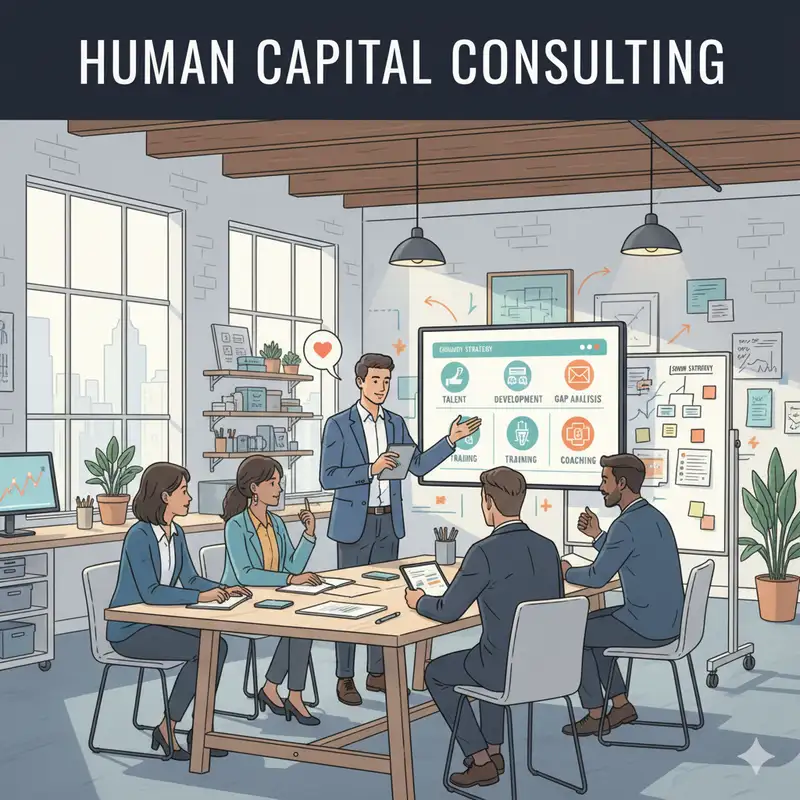 مشاوره سرمایه انسانی: راهی به سوی بهره‌وری و توسعه سازمانی