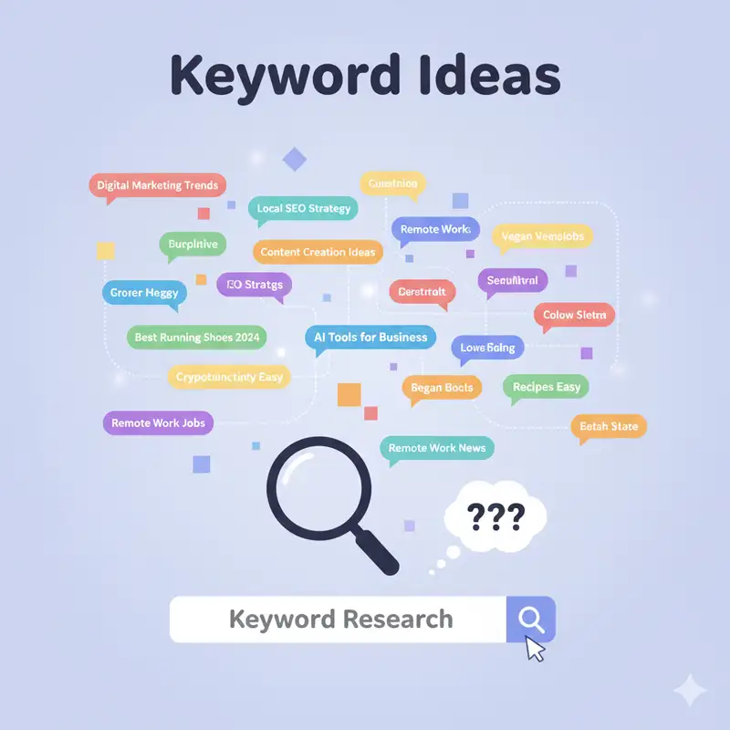 ایده کلمات کلیدی: راهنمای جامع برای یافتن بهترین کلیدواژه‌ها در سئو