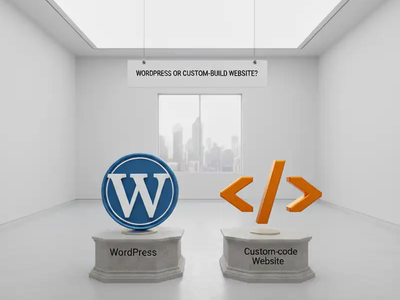 وردپرس یا طراحی اختصاصی: کدامیک برای وب‌سایت شما مناسب‌تر است؟ (راهنمای جامع)
